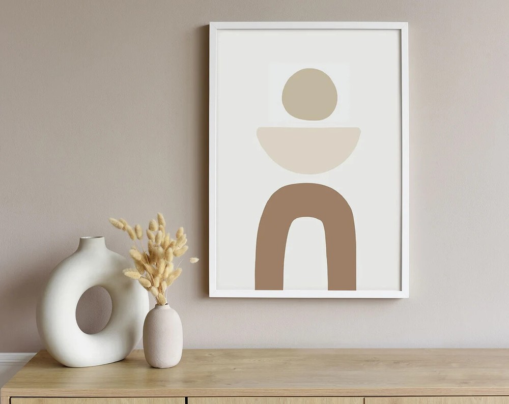 Stone Balance Minimalistic Poster Premium Quality Choose your Size