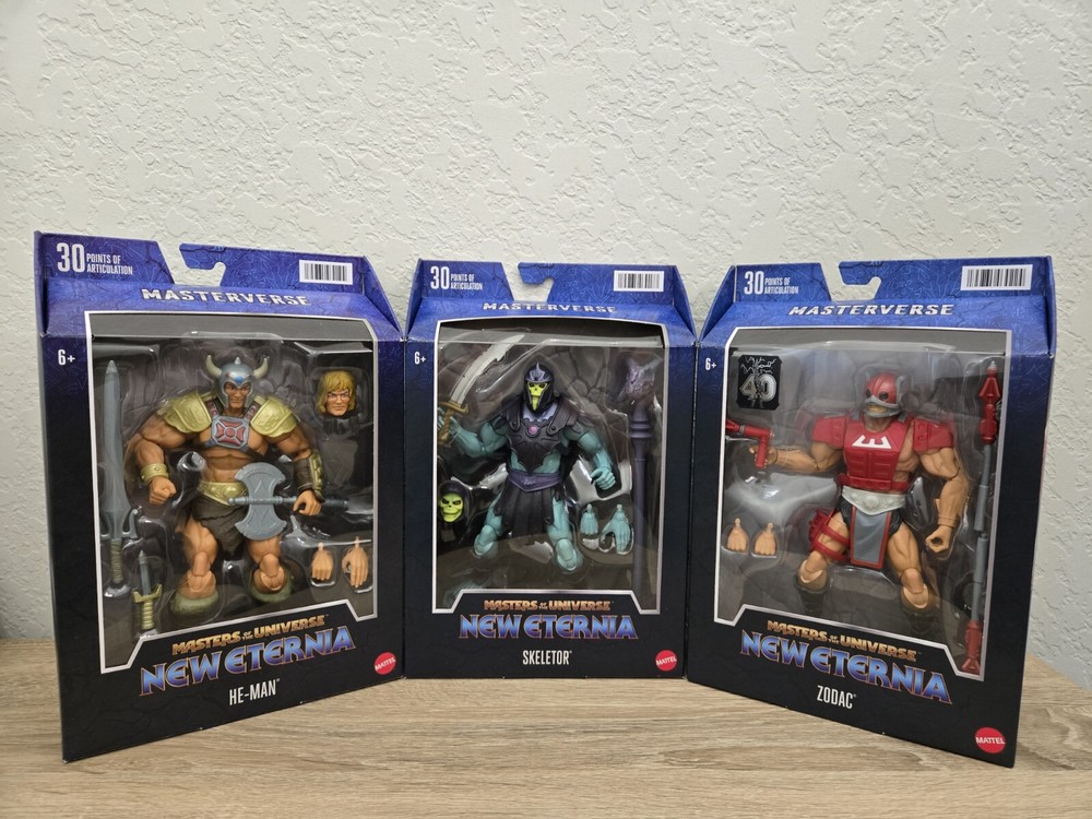 Masterverse New Eternia He-Man Skeletor Zodiac MOTU Action Figures