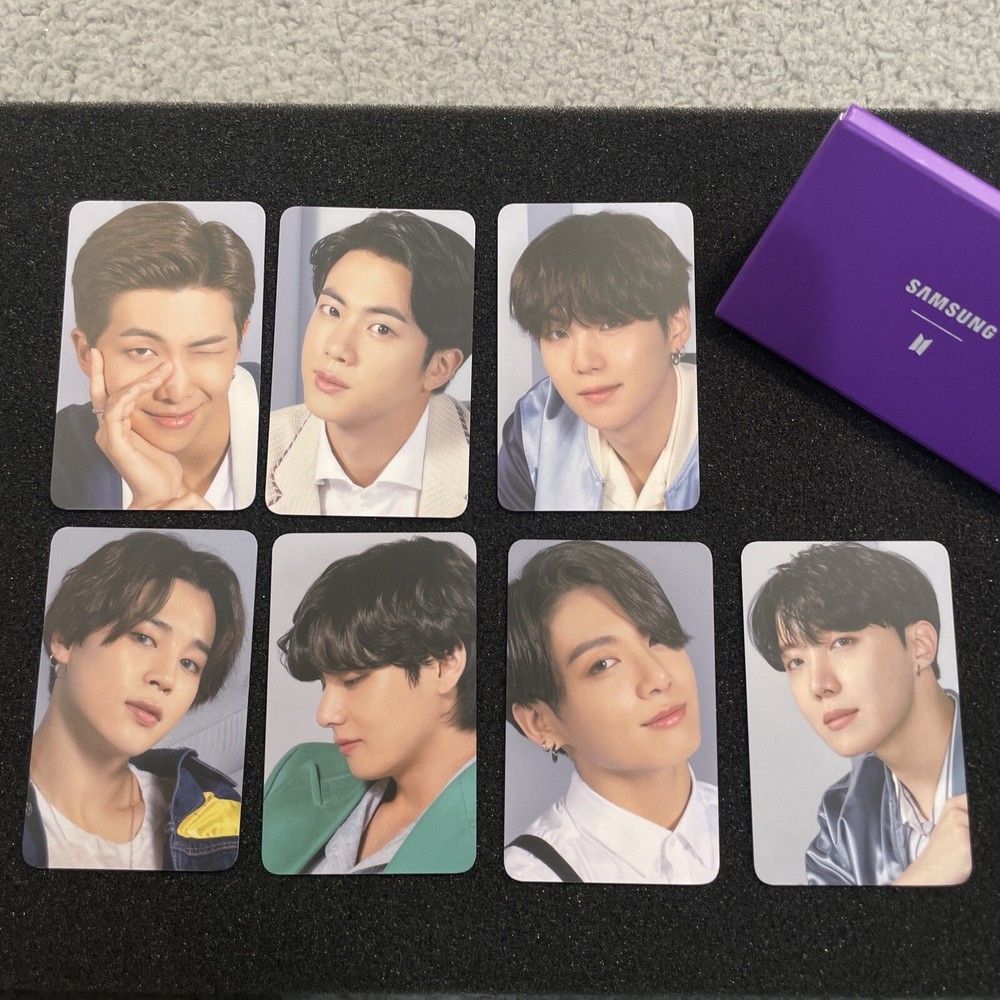 SAMSUNG x BTS Photo Card Set - Set of 7 - Exclusive Gift - New