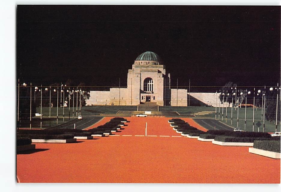 Postcard Australian War Memorial in Canberra Australia