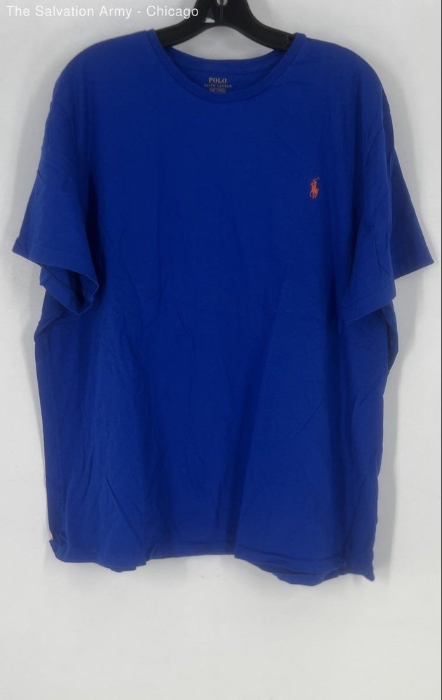 Polo Ralph Lauren Mens Royal Blue Short Sleeve Pullover T-Shirt Size 2XL