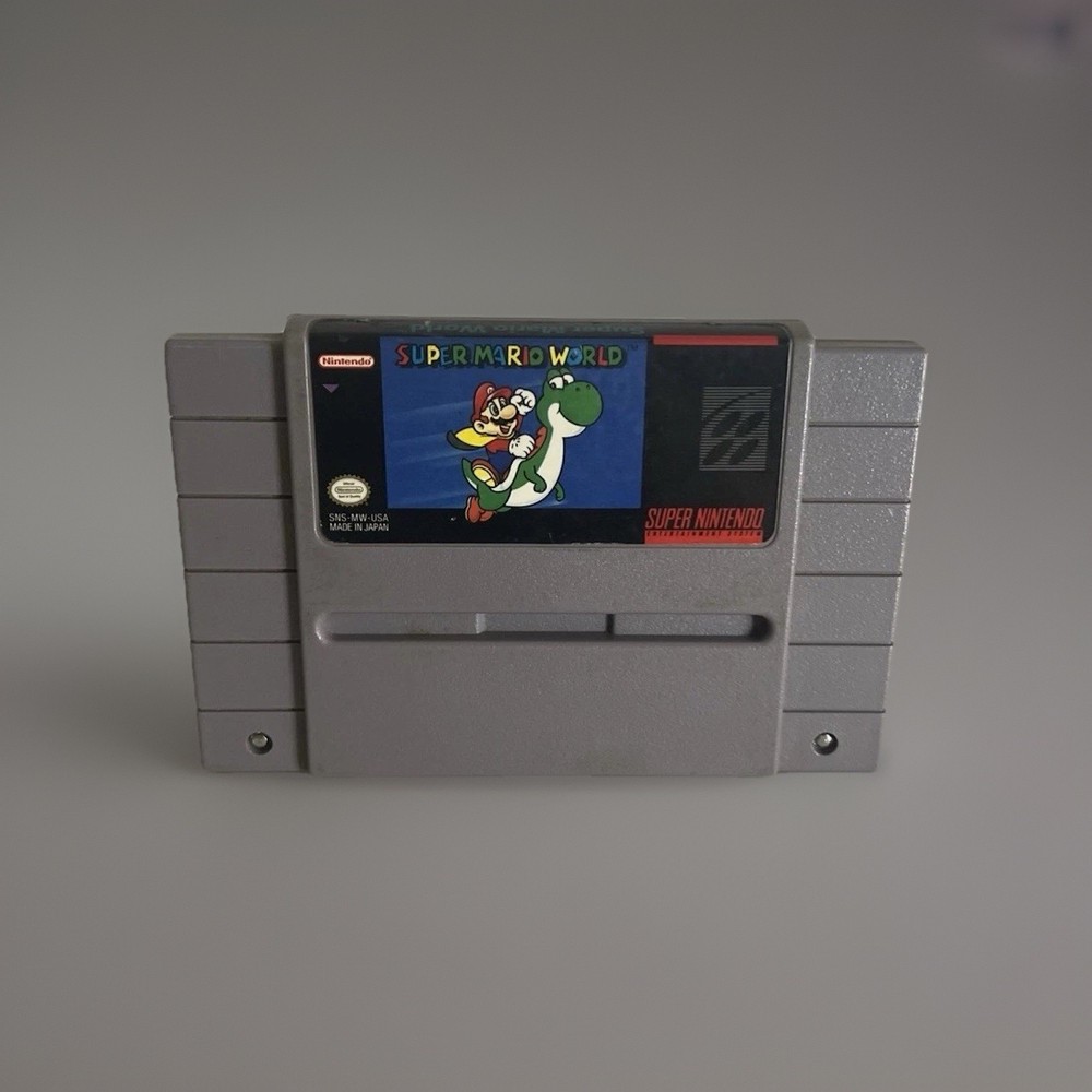 Nintendo Super Mario World Nintendo SNES Game Cartridge NTSC-U/C US/Canada