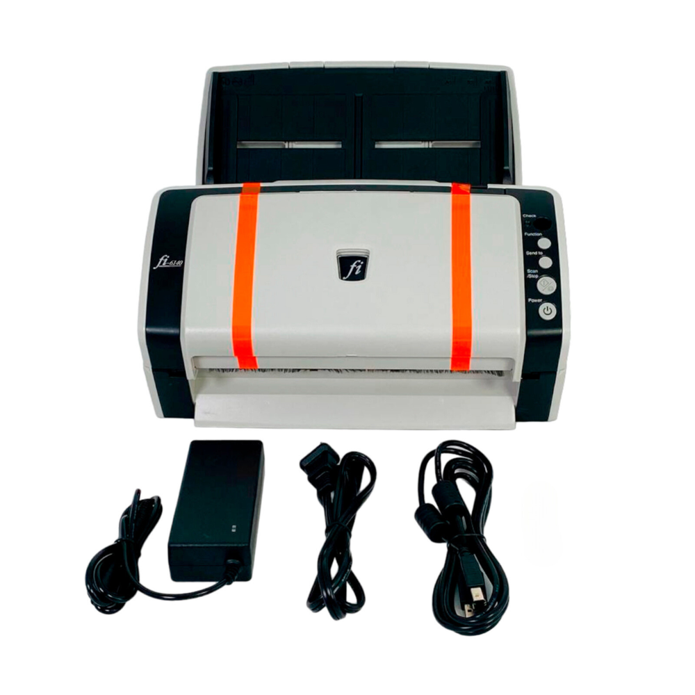 Fujitsu Fi-6140 Pass-Through Document Scanner PA03630-B005 w/AC Adapter Grade A!-image