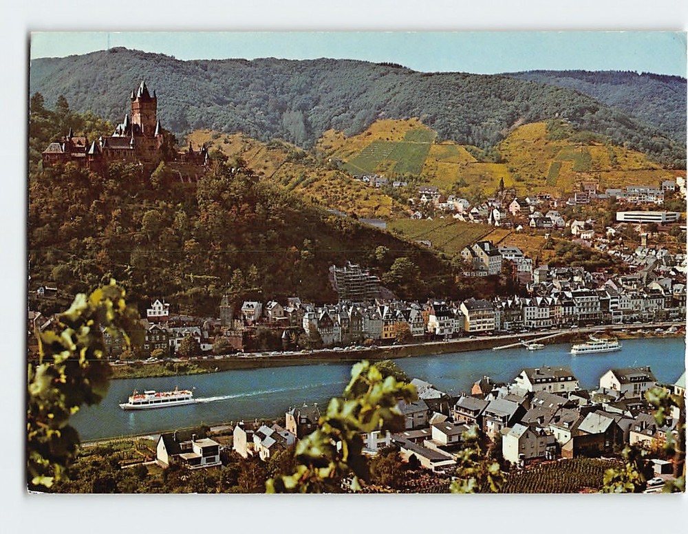 Postcard Weinstadt Cochem an der Mosel Cochem Germany