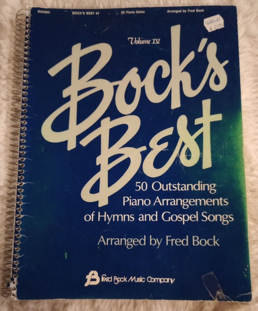 Bock's Best Volume IV 4 - 50 Hymn and Gospel Song Arrangements
