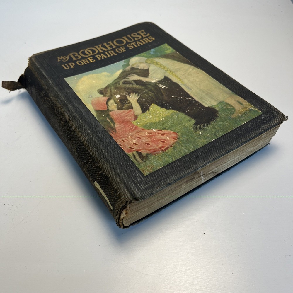 Vintage 1920s My Bookhouse Up One Pair Of Stairs Hardcover Book