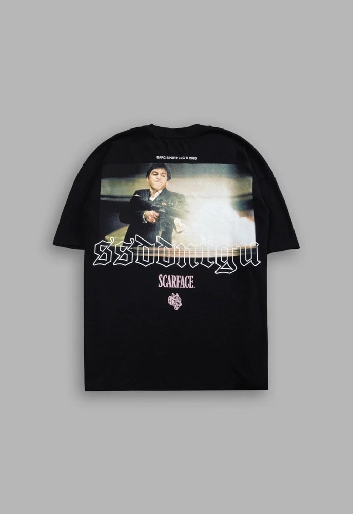 Darc Sport x Scarface No Mercy T-Shirt In Black SIze XL (NEW)