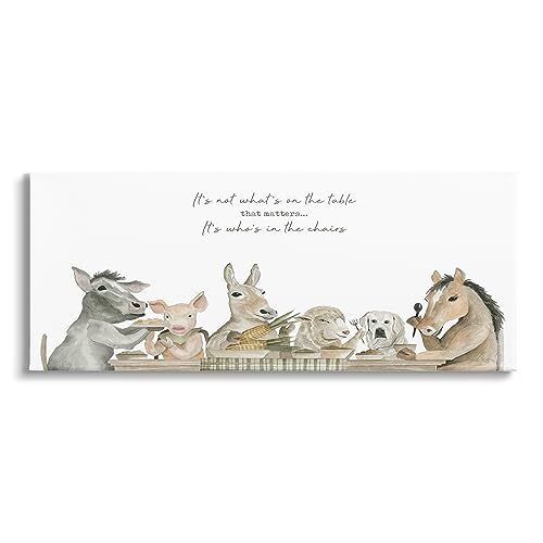 Farmhouse Family Meal Canvas Wall Art Design by Cindy Jacobs