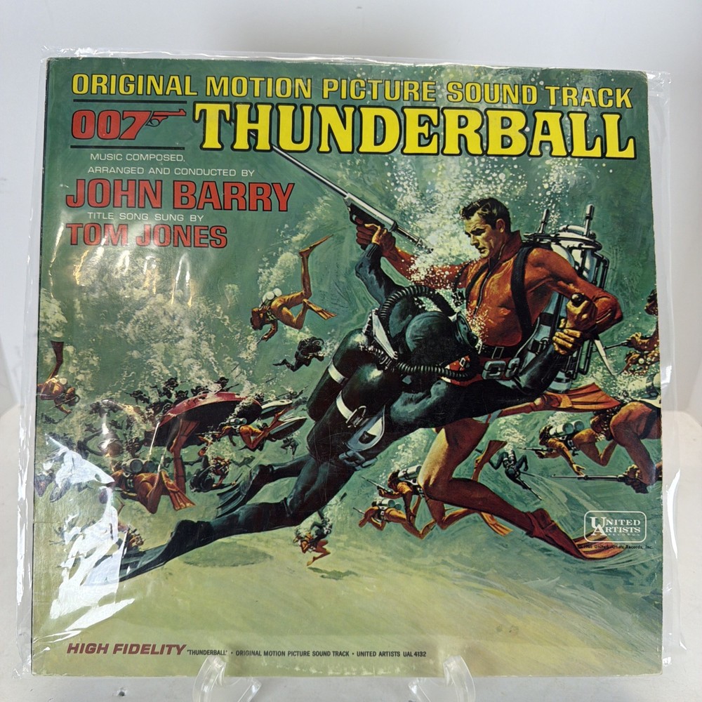 Thunderball James bond 007 movie soundtrack 1965 vintage vinyl record