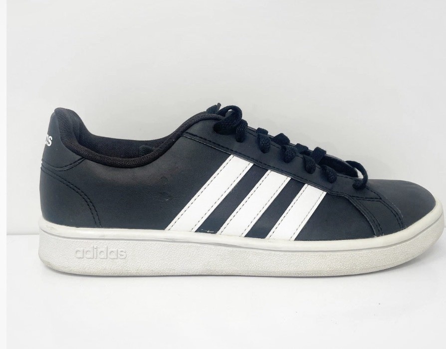 Adidas Mens Grand Court Base EE7900 Black Casual Shoes Sneakers Size 10