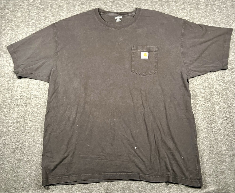 Carhartt K87 Men’s Workwear Pocket T-Shirt Black 2XL Short Sleeve Heavyweight
