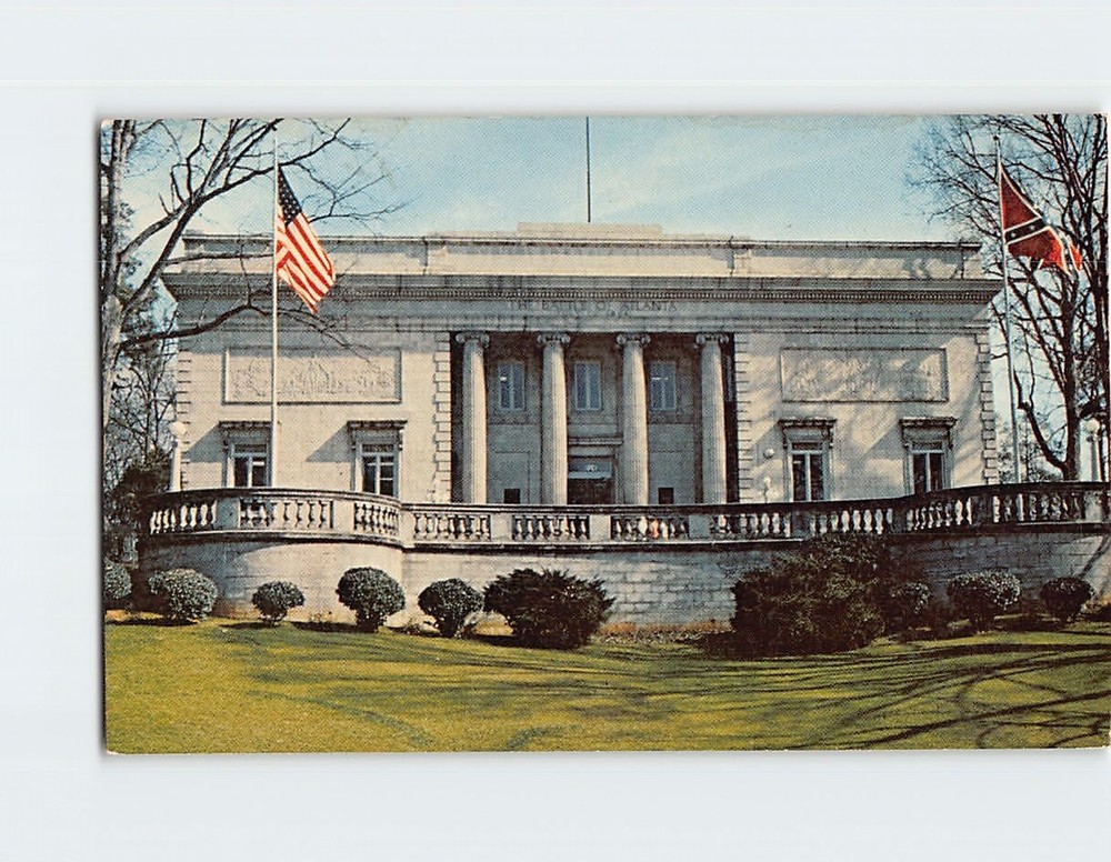 Postcard Cyclorama Building Houses IN Grant Park Atlanta Georgia USA