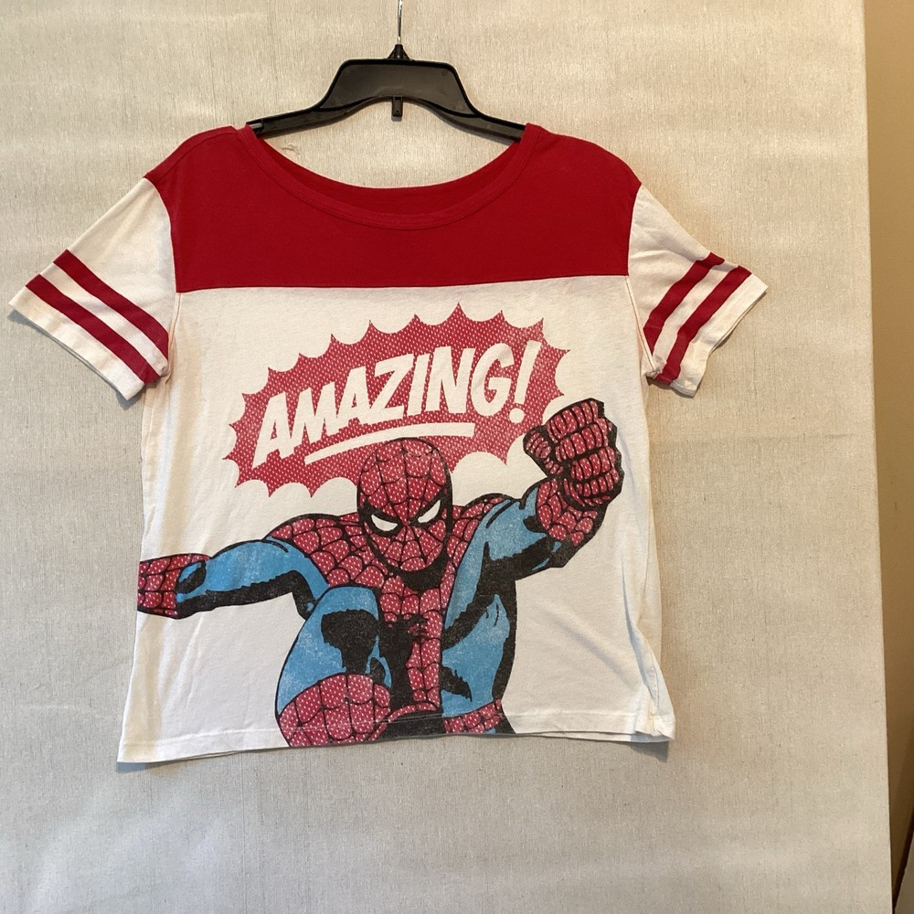marvel heroes t shirt amazing spiderman XL 2012