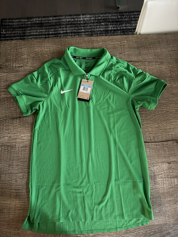Nike Court 1/4 Zip Tennis Polo Shirt UNRELEASED Men Size M-Tall HQ0792-310 $105