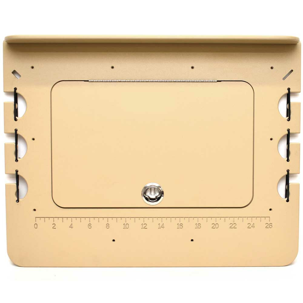 Godfrey Pontoon Boat Console Table Top 438121 | w/ Fish Ruler Beige