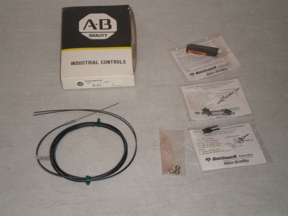 New! Allen Bradley 99-812 Fiber Optic Photoswitch Sensor Free Shipping!
