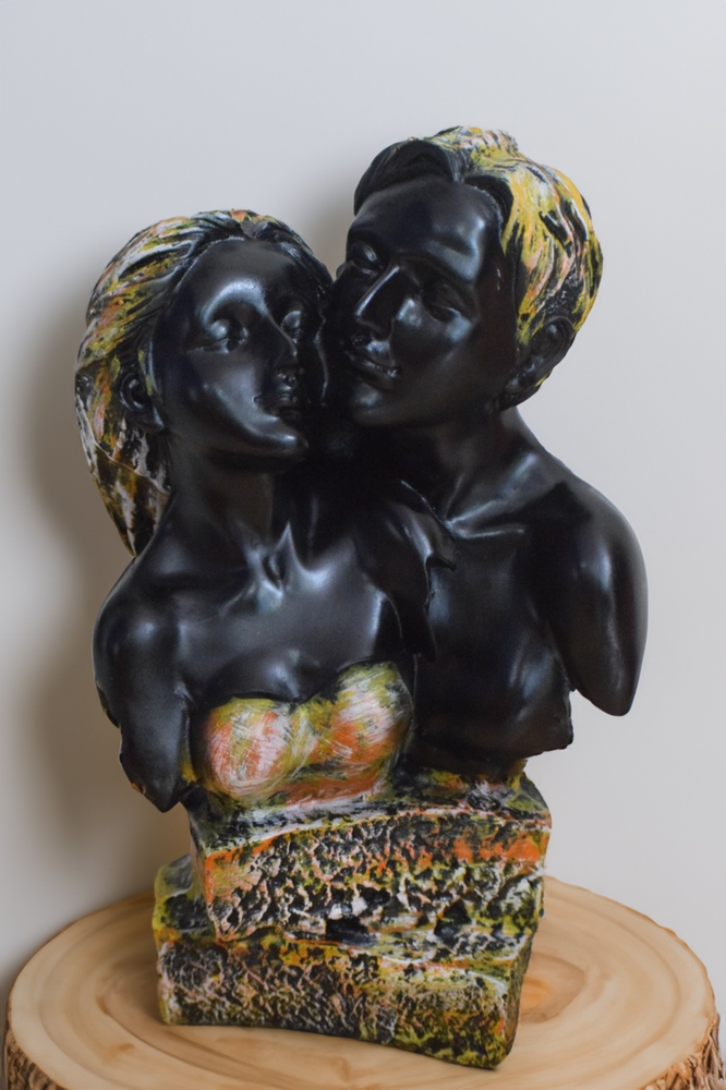 Hand Craft Modern Art Abstract Romantic Couple Statue II Home Decor Item II Gift