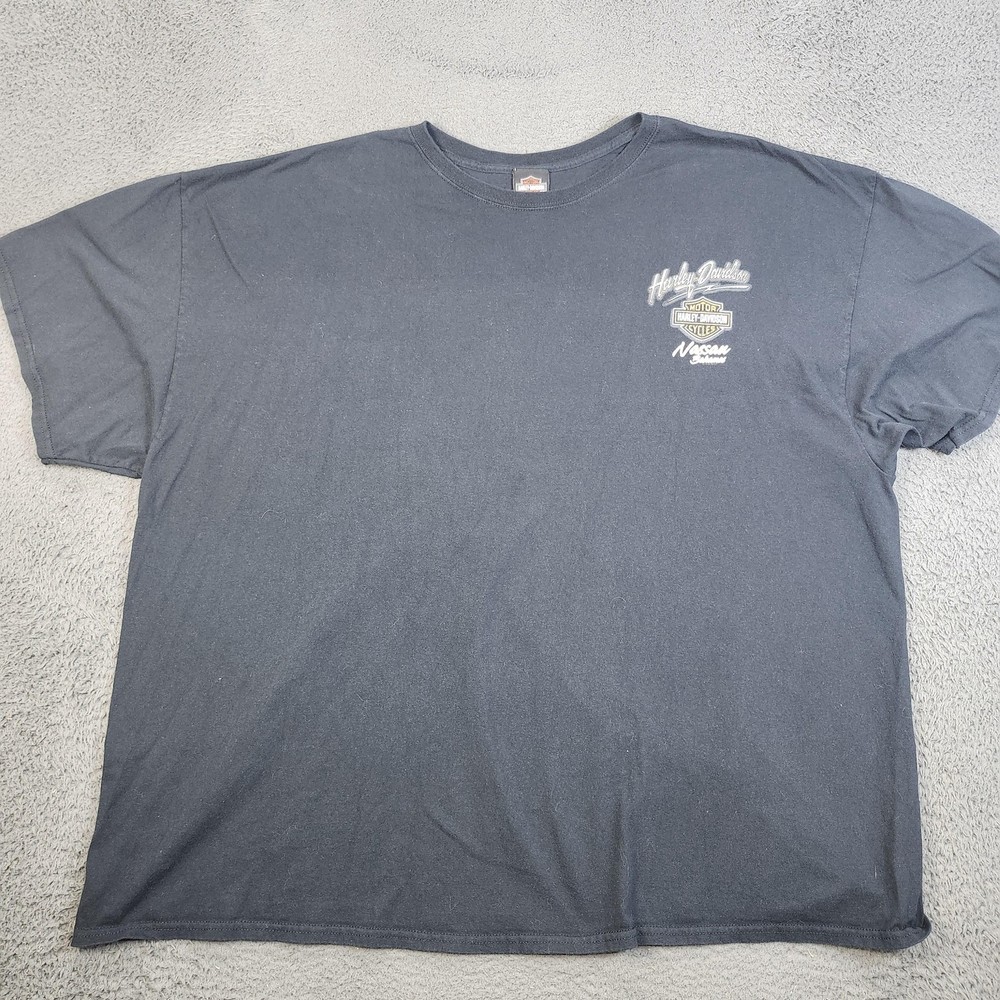Harley-Davidson Shirt Mens 5XL Black Nassau Bahamas Motorcycle Graphic Tee