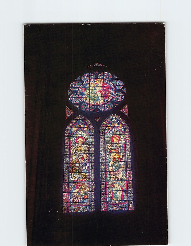 Postcard Fatherhood Window The Cathedral Church of St. John The Divine New York