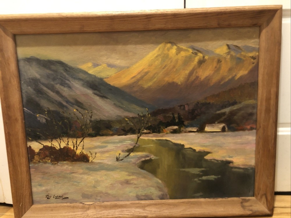 Rod Goebel Oil Painting New Mexico Artist 1981