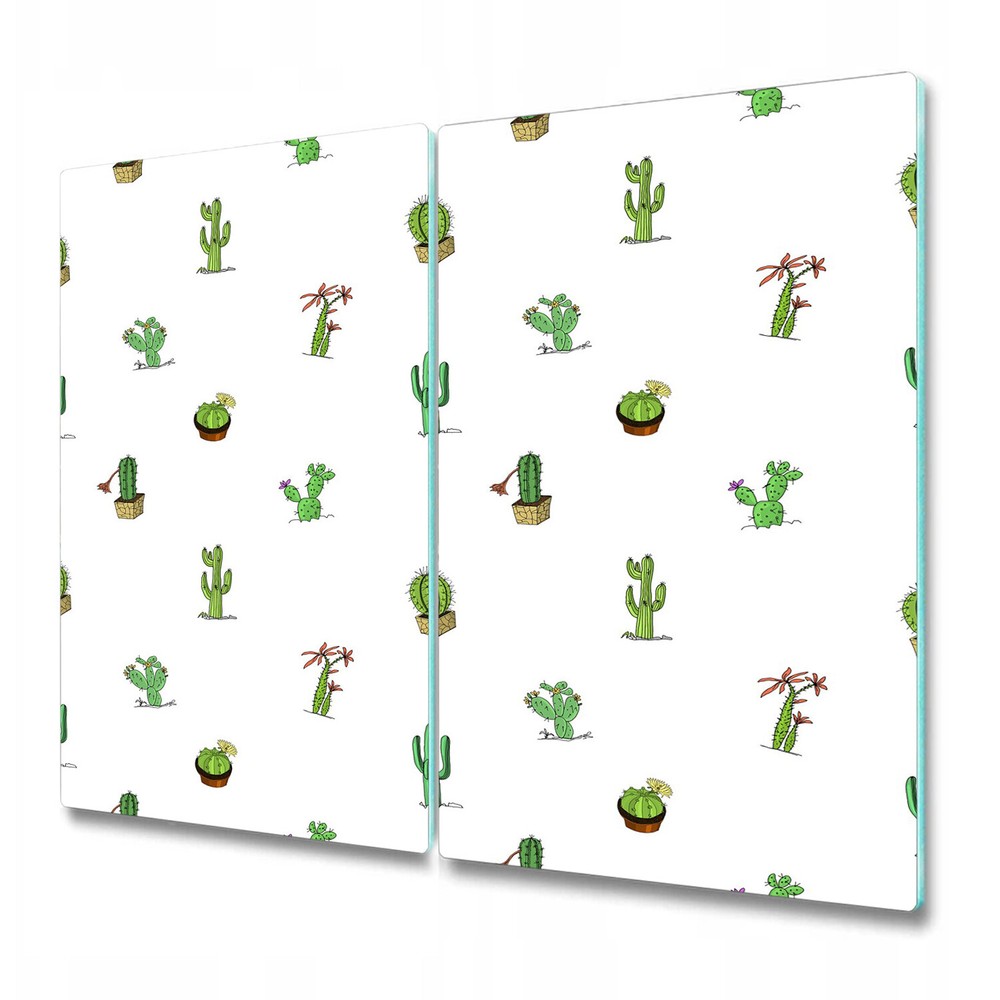 Glass Chopping Cutting Board Fairy tale Birds Branches Colourful leaves Baby