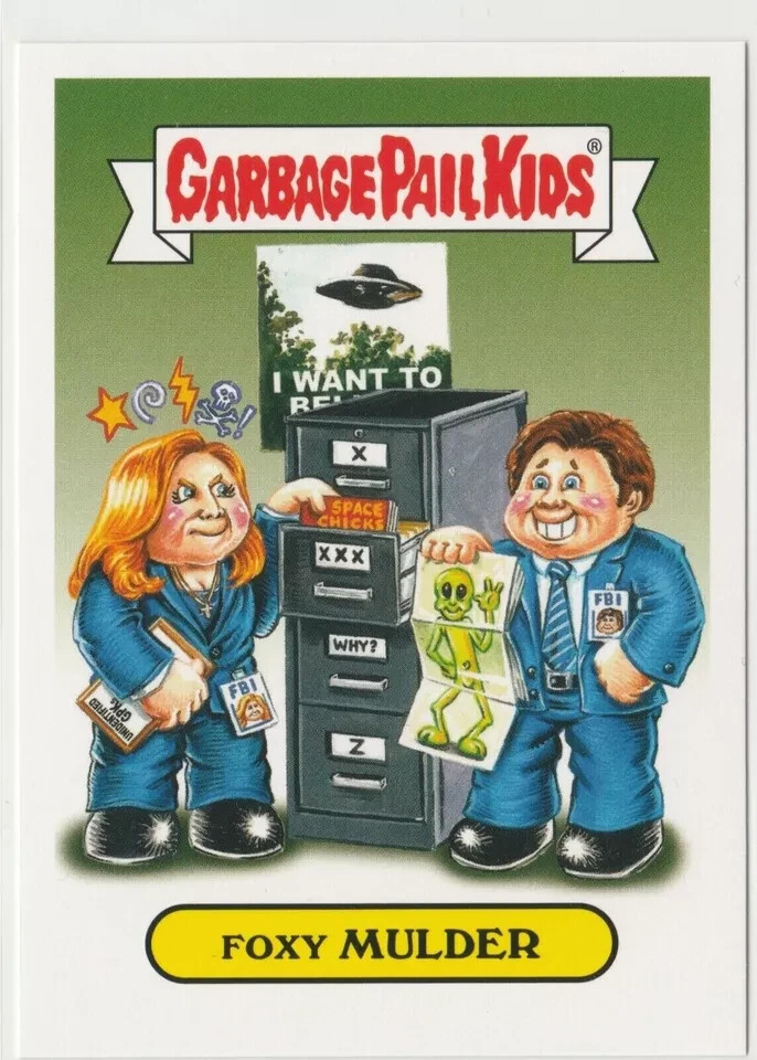 Foxy Mulder GPK 2016 Prime Slime Trashy TV Series Card #10b