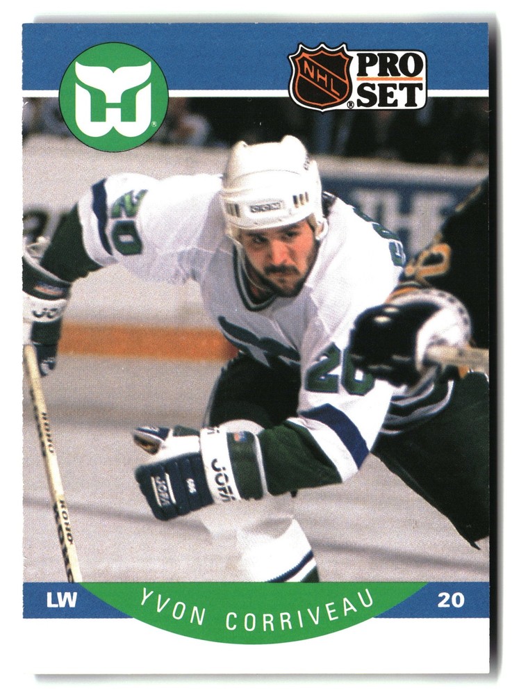1990-91 Pro Set #100 Yvon Corriveau