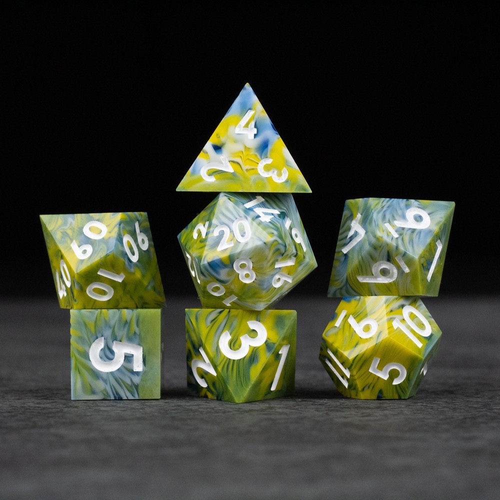 Acid Splash DnD Dice Set-image