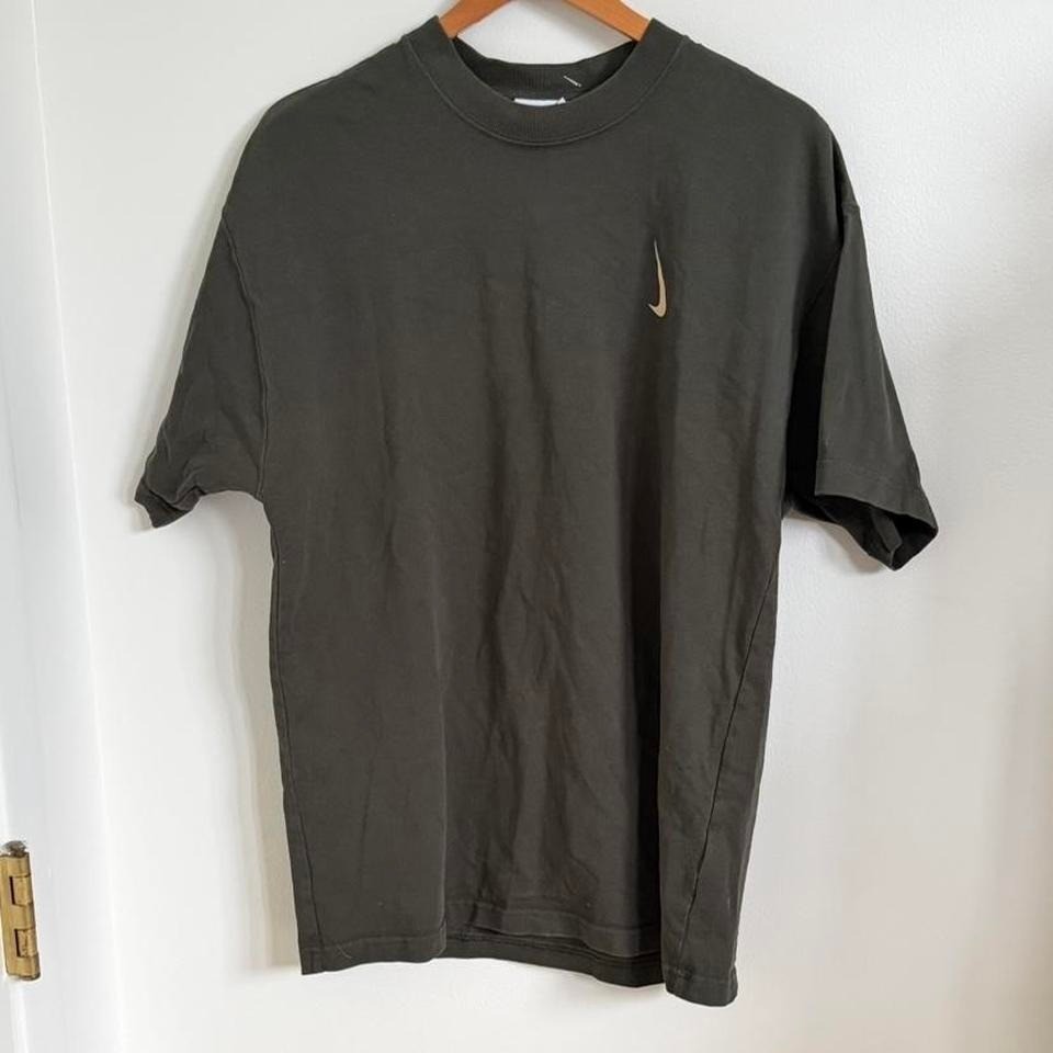 Nike x Billie Eilish Dark Olive Mini Swoosh Tee – Size Small Oversized