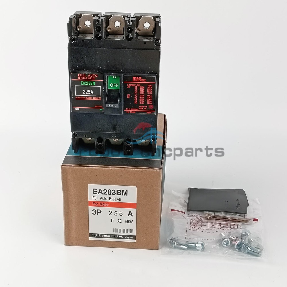 ONE New Fuji Electric EA203BM 3P 225A Industrial Automation Auto Circuit Breaker