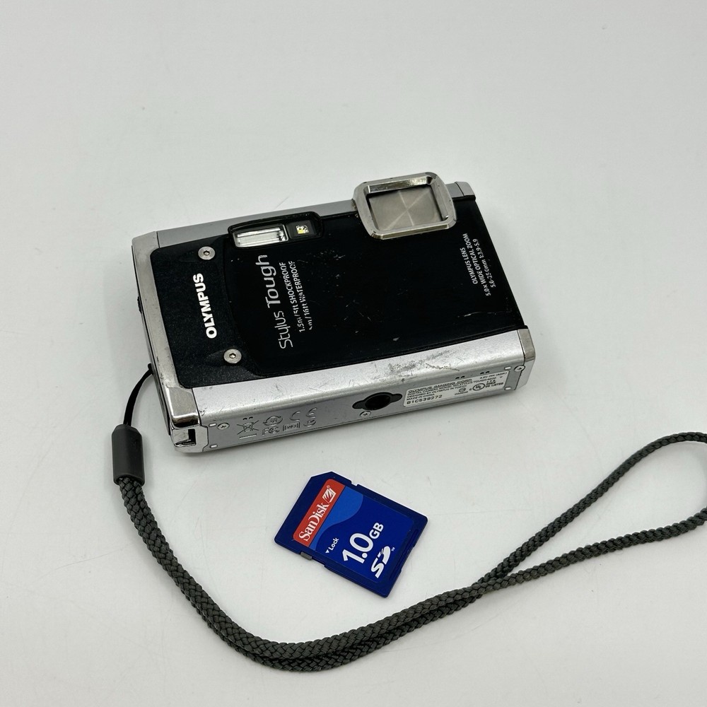Olympus Stylus Tough 6020 / µ (mju) Tough 6020 14.0MP Digital Camera - Black