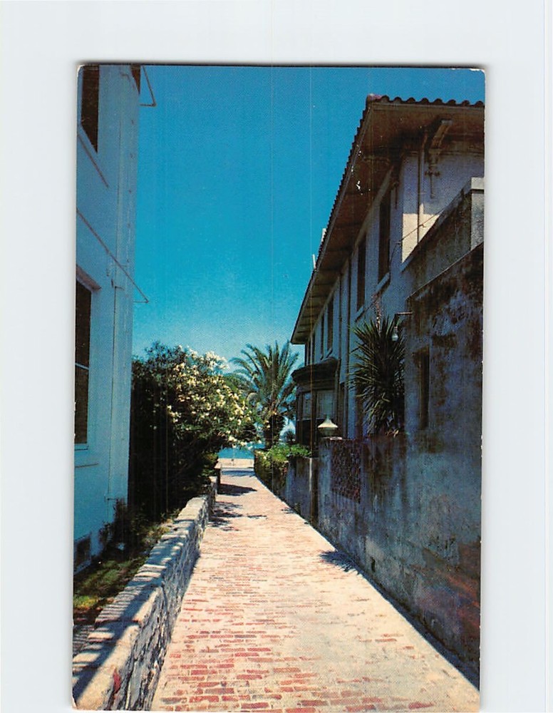 Postcard Treasury Street Narrowest Street in the US St. Augustine Florida