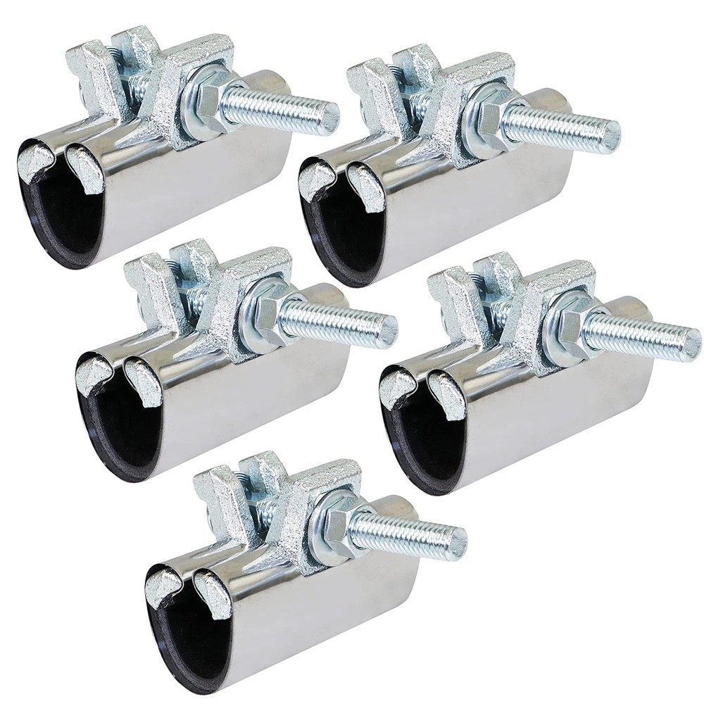 Highcraft Pipe Repair Clamp 3/4'', IPS Single 3/4 in. x 3 Long, Chrome