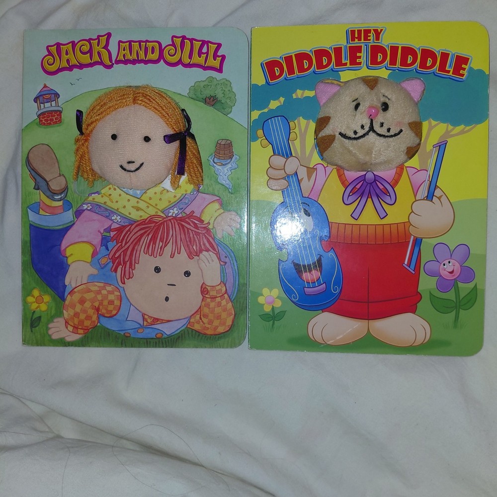 Jack and Jill & Hey Diddle Diddle Board Books by Playmore inc. Illustrated