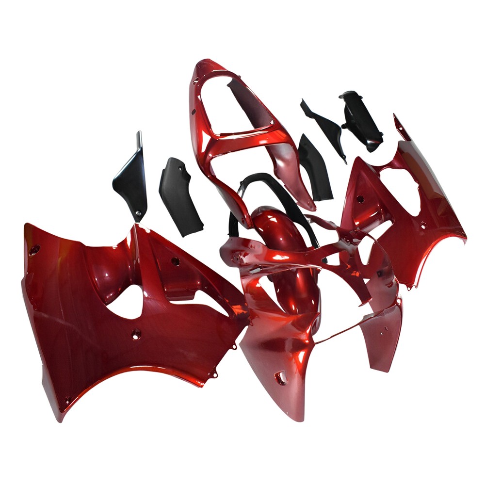Candy Red Bodywork For Kawasaki Ninja ZX-6R 2000 2001 2002 636 ZX636R Fairings
