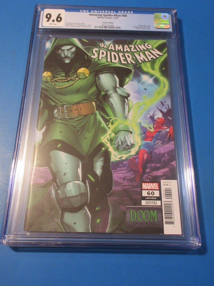 Amazing Spider-man #60 Coello Dr. Doom variant CGC 9.6 NM+ Gorgeous Gem Wow