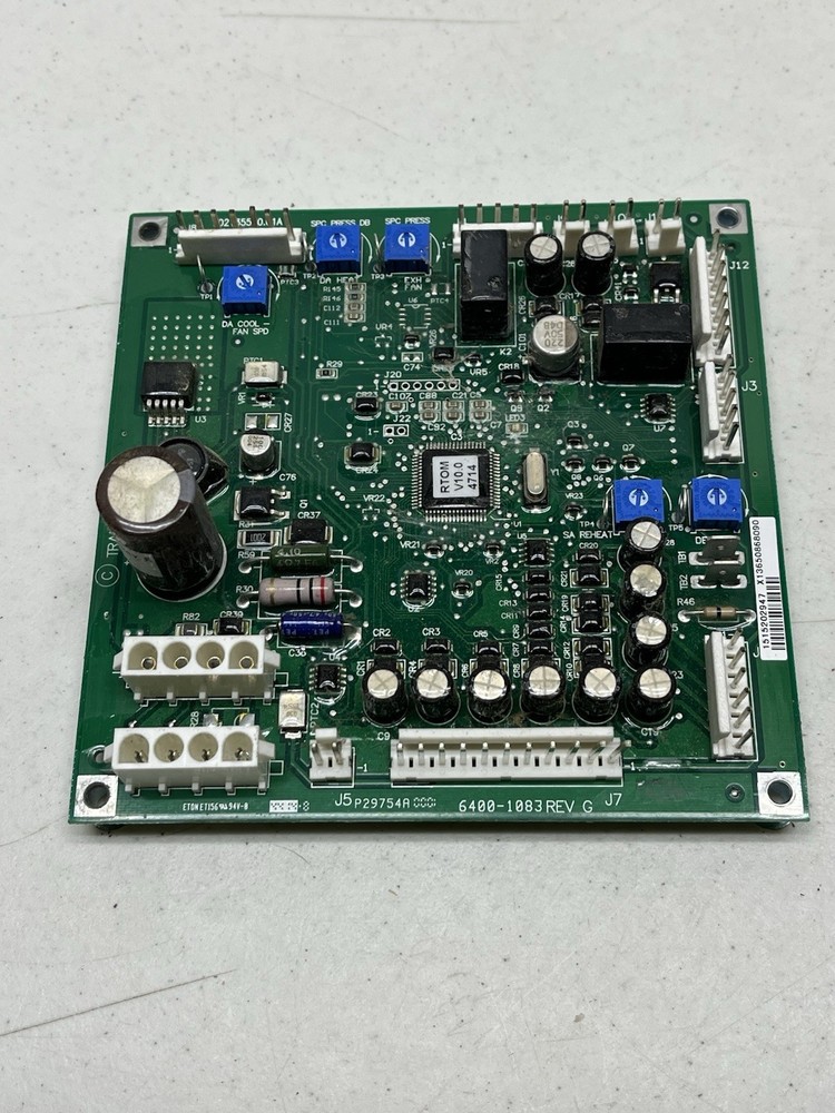 Trane Control Circuit Board X13650868090 6400-1083 REV G  30 Day Warranty