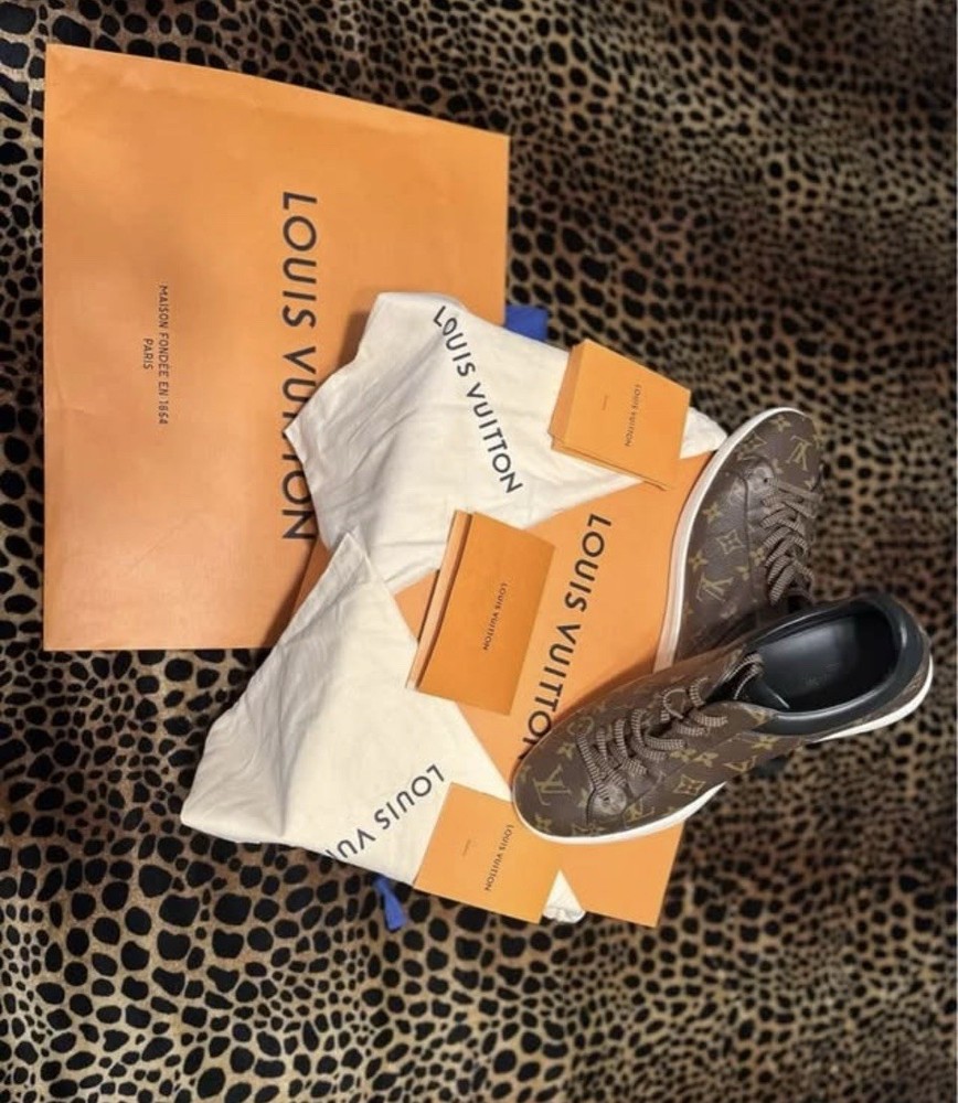 Louis Vuitton Luxembourg Monogram LV Brown Low Top Sneaker