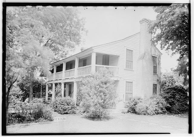 Photo:Historic American House 1900s Front Porch Colonial Home HABS
