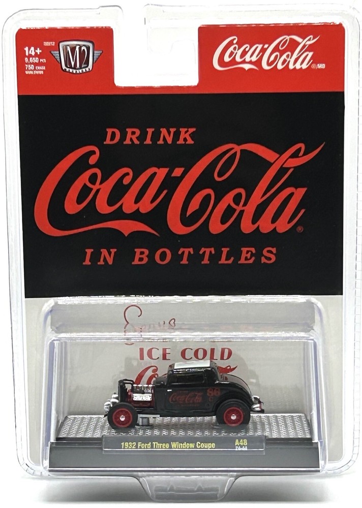 M2 MACHINES 1932 FORD 3 WINDOW COUPE COCA-COLA 2024