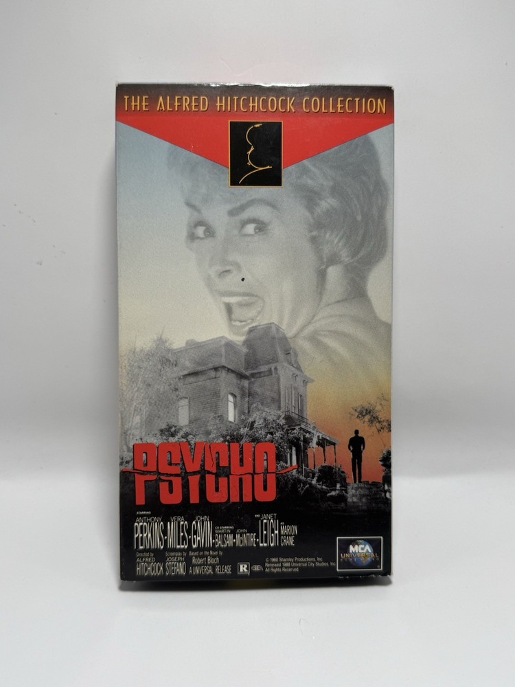 Psycho VHS 1960, 1995 Janet Leigh Alfred Hitchcock