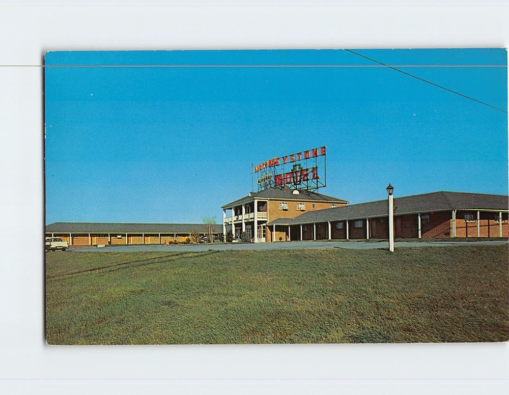 Postcard Keystone Motel Harrisburg Pennsylvania USA