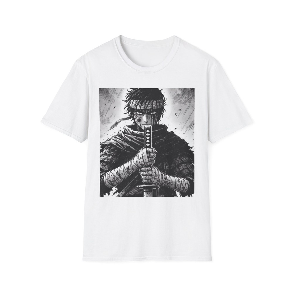 Samurai Warrior Anime Graphic Tee for Gamers - Unisex T-Shirt