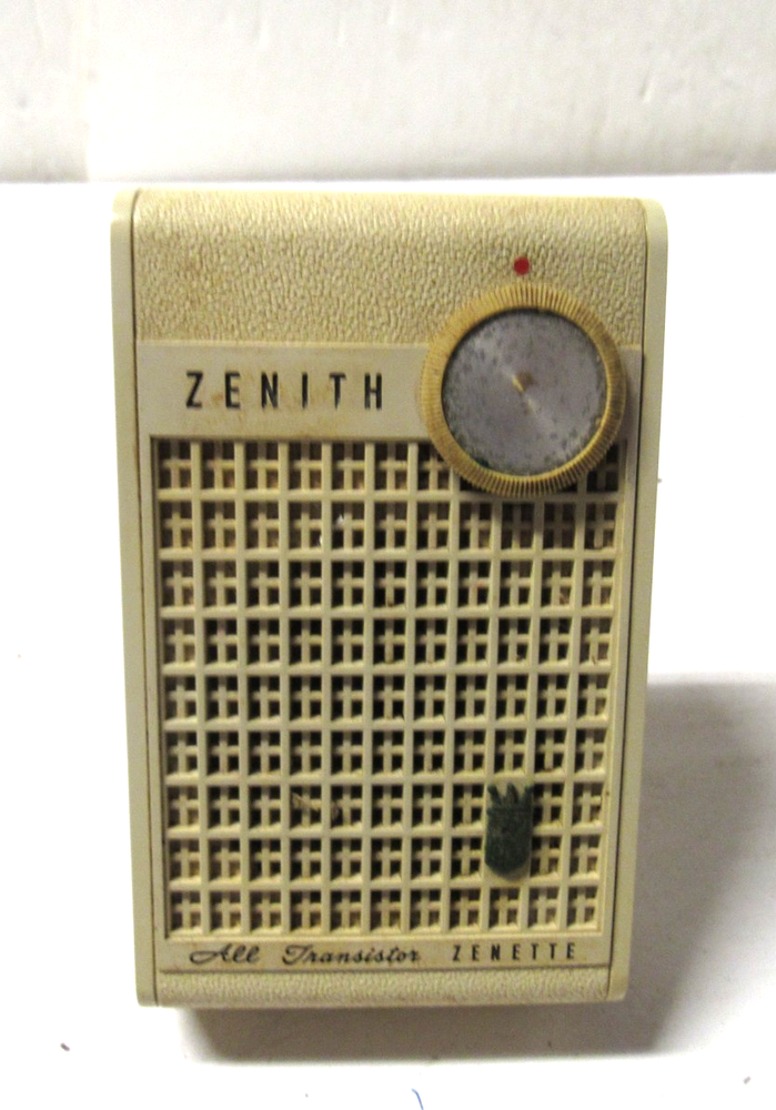 Zenith Zenette Royal 100  AM Transistor Radio Parts / Repair c 1959