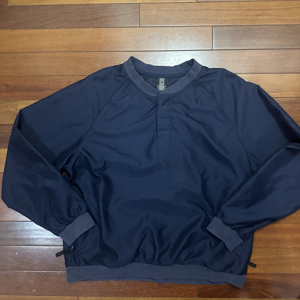 Nike Golf Pullover Mens Large Navy Windbreaker.
