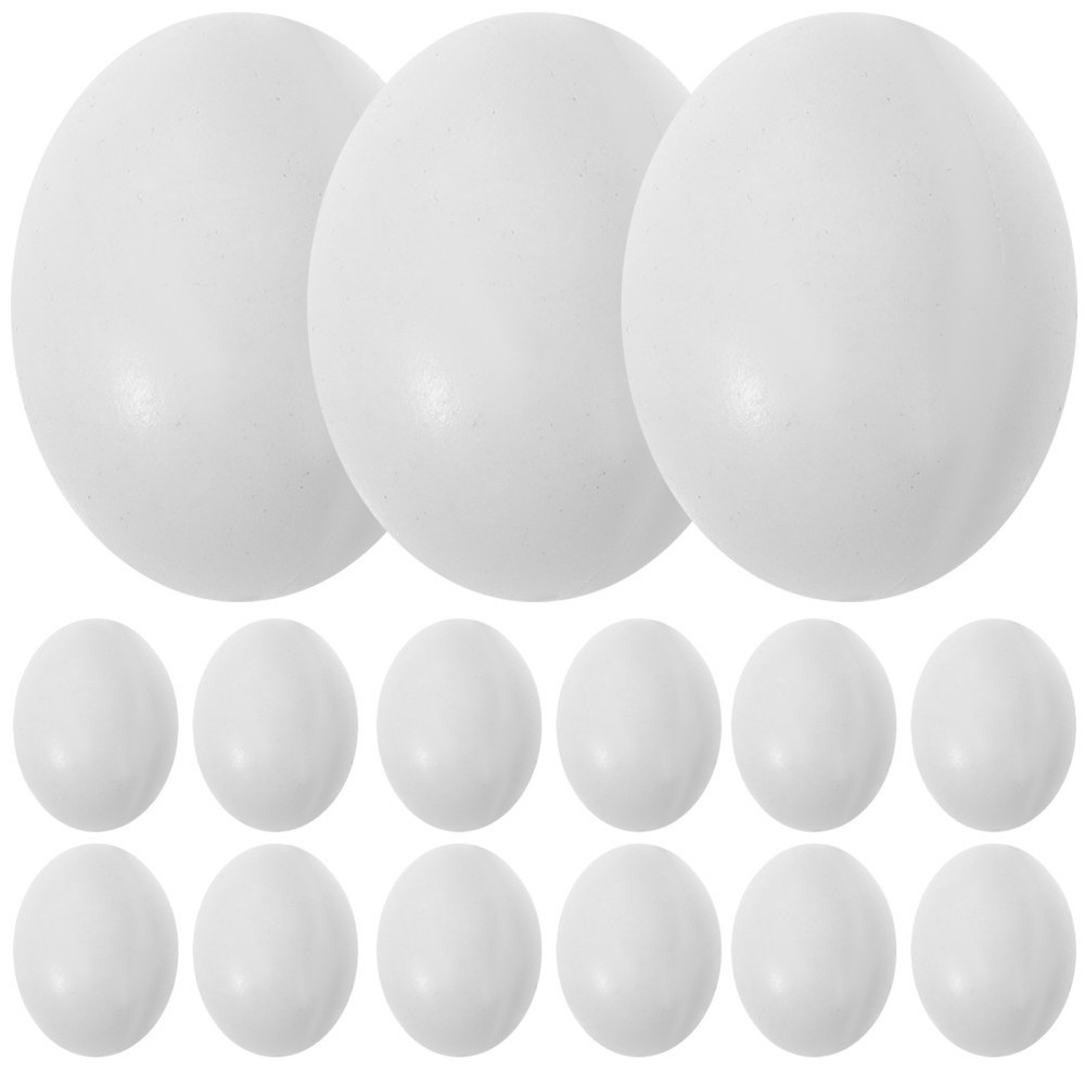 10 Pcs Artificial Bird Eggs Craft Fake Finch Baby Parakeet Parrot