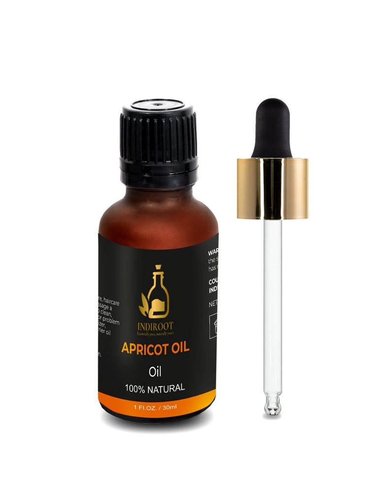 Apricot Oil,Pure & Natural Carrier Oil for Skincare, Hair Care & Massage 30ml