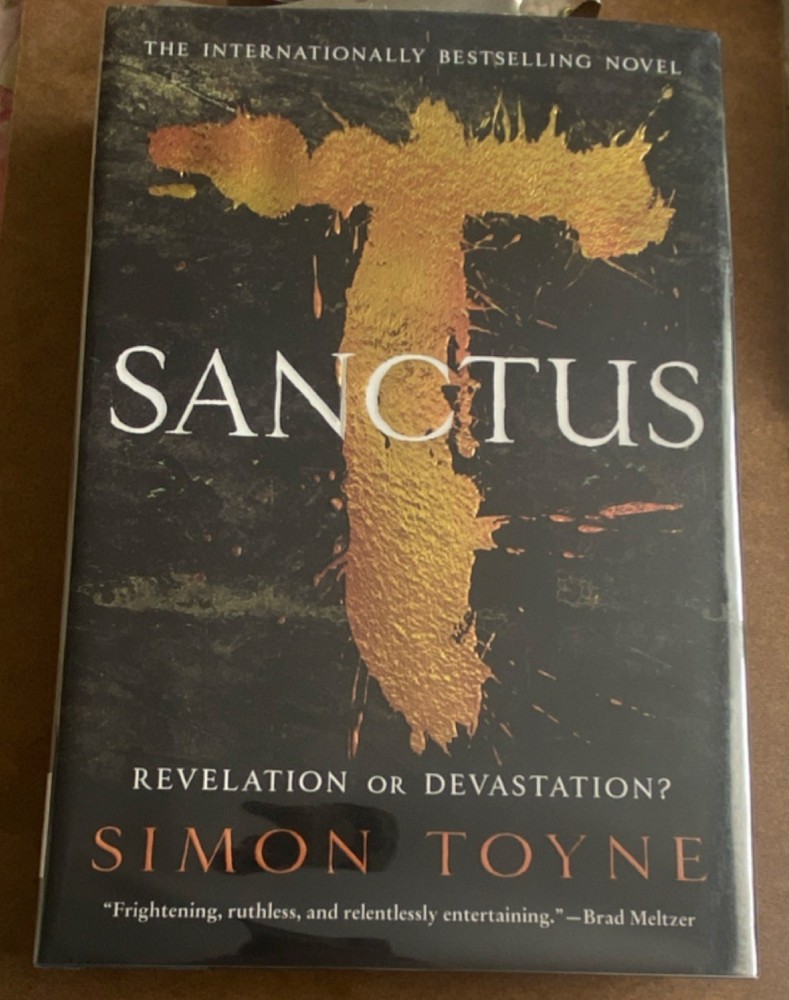 Sanctus by Simon Toyne English Language Paperback Thriller Crime Fiction Book