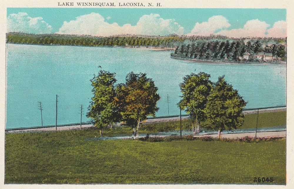 Vintage Postcard Lake Winnisquam Laconia New Hampshire