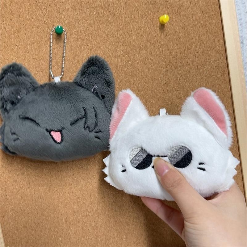 Anime Keychain Geto Suguru Satoru Gojo Plush Doll Pendant Keyrings 2PCS